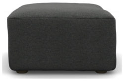 Heart of House Chloe Fabric Footstool - Grey